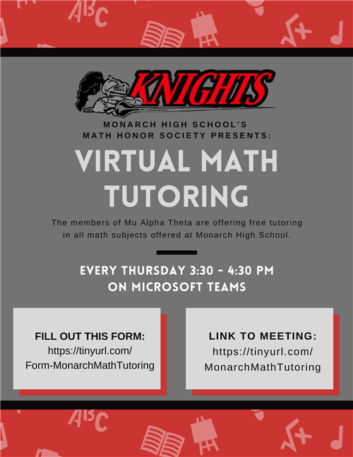 math tutoring flyer 